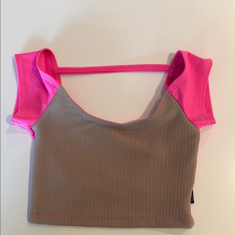 Tiger Friday Hepburn Crop Top Sugarcane CM